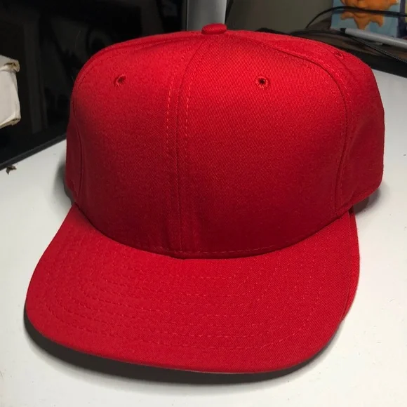 New Era Original Fitted Hat Men’s Red 7 1/4 - Picture 1 of 4